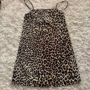 Zara Trafaluc leopard dress sz small